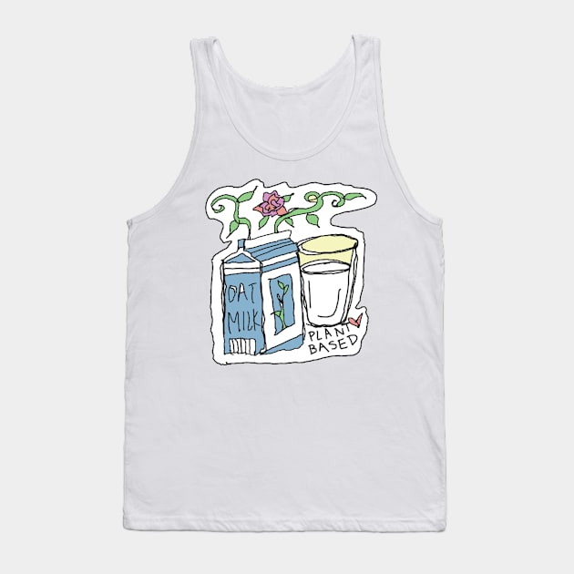 Plant Based: Oat Milk Tank Top by bailezell